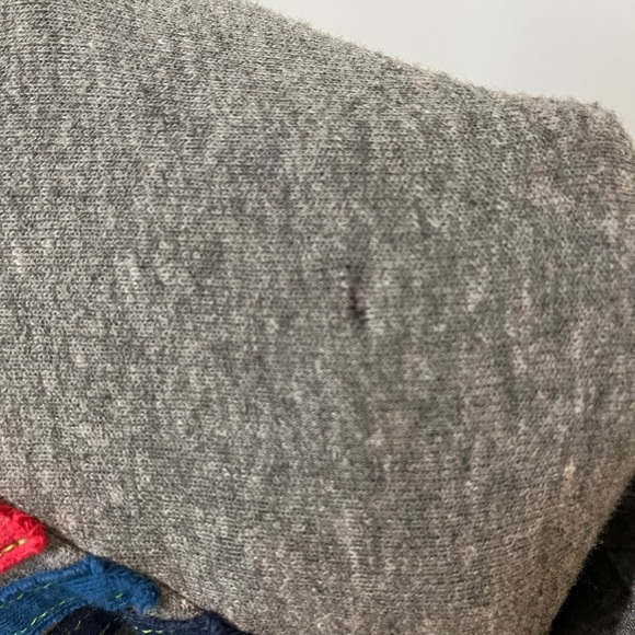 AVIATOR NATION- 5 STRIPE HOODIE - HEATHER GREY XL - Picture 7 of 7